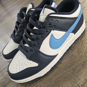 Nike Kids' Low-Top Skate Shoes - Navy/White/Light Blue